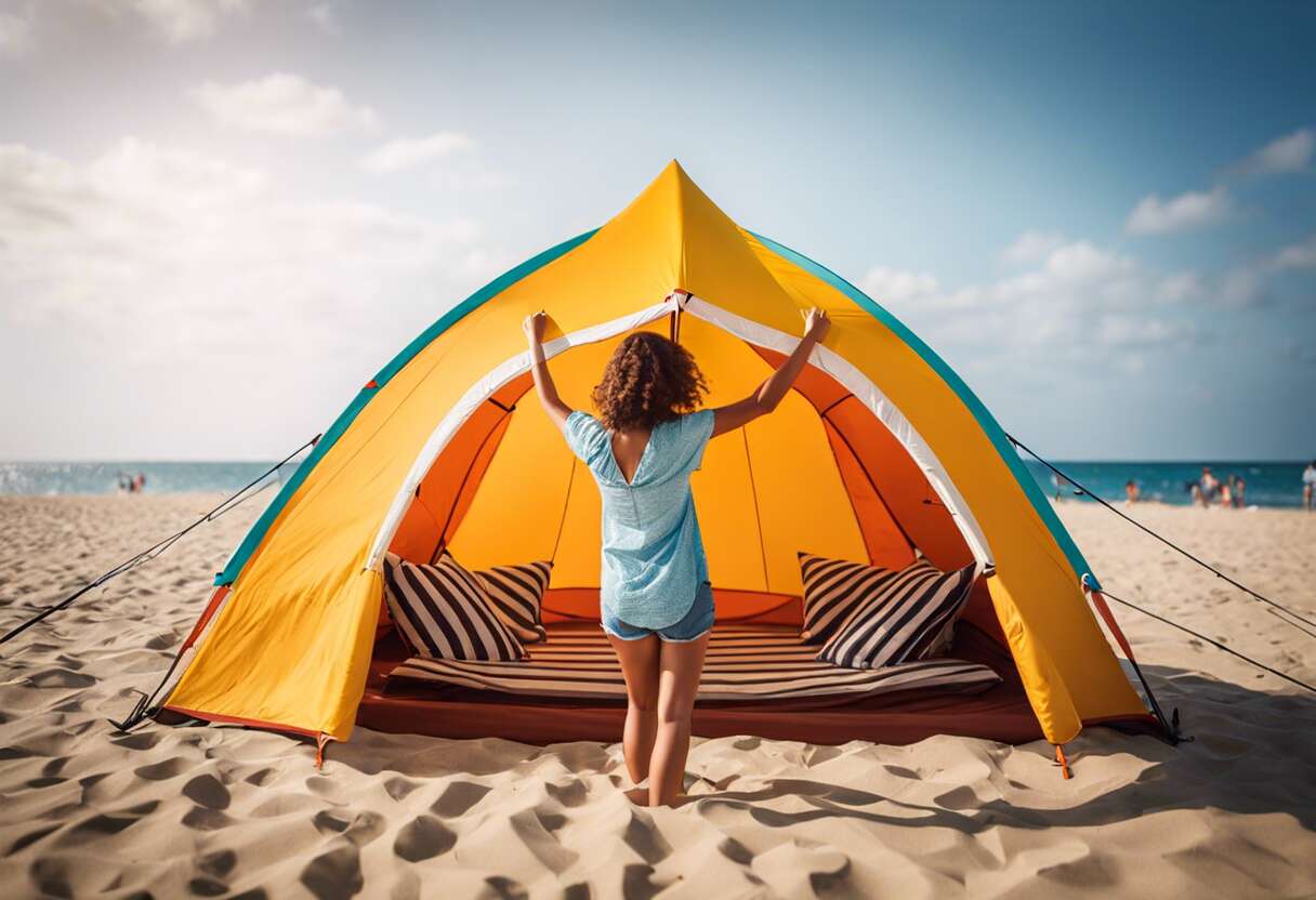 "tentes de plage 2023: les 10 meilleures pour bronzer sans brûler - choix, prix, avis ! "