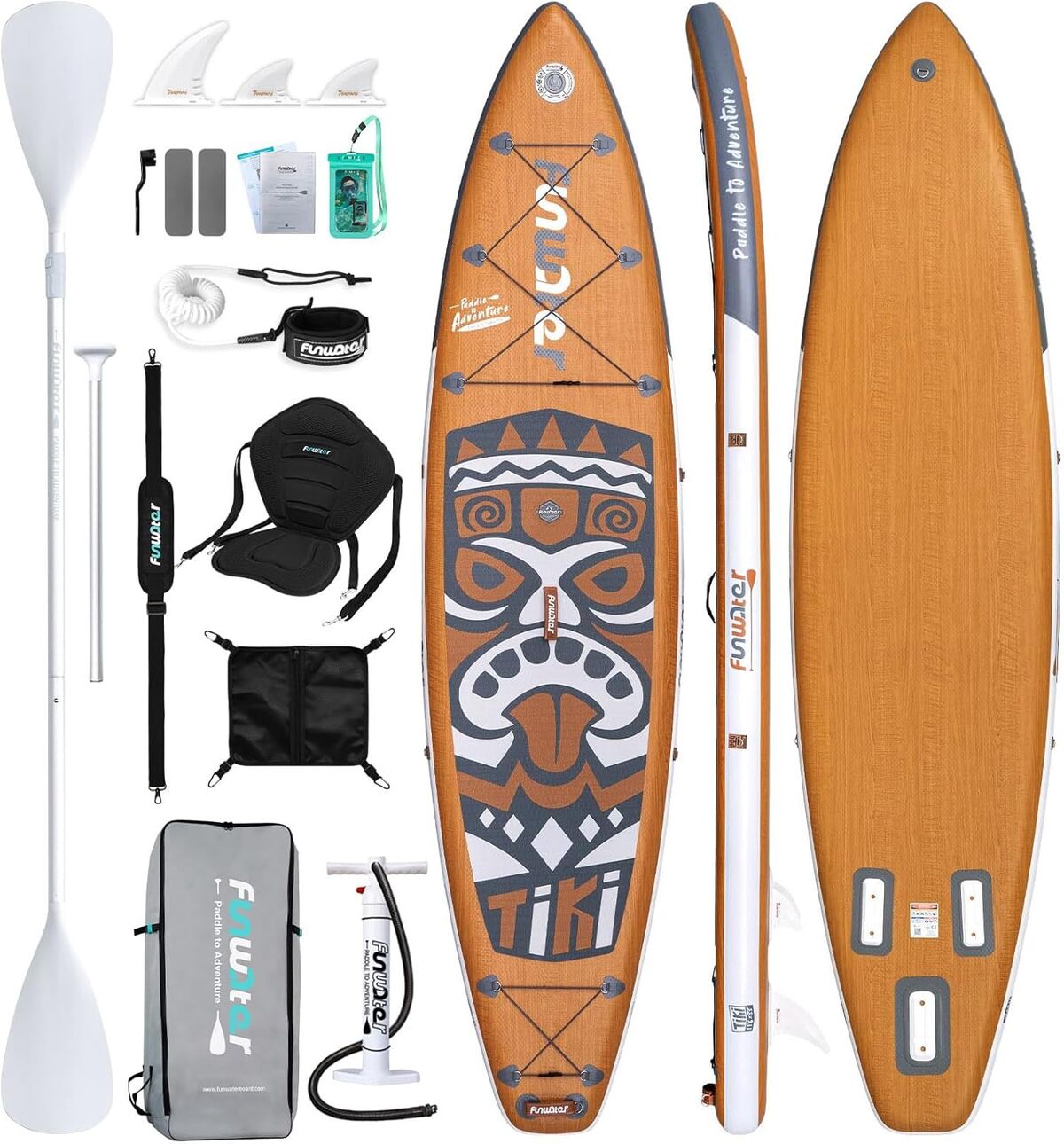 Test FunWater : planche de paddle gonflable 350 cm avec accessoires indispensables