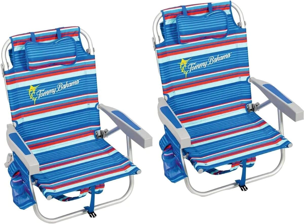 Test : chaises de plage TECNOLIFE Tommy Bahamas 2025