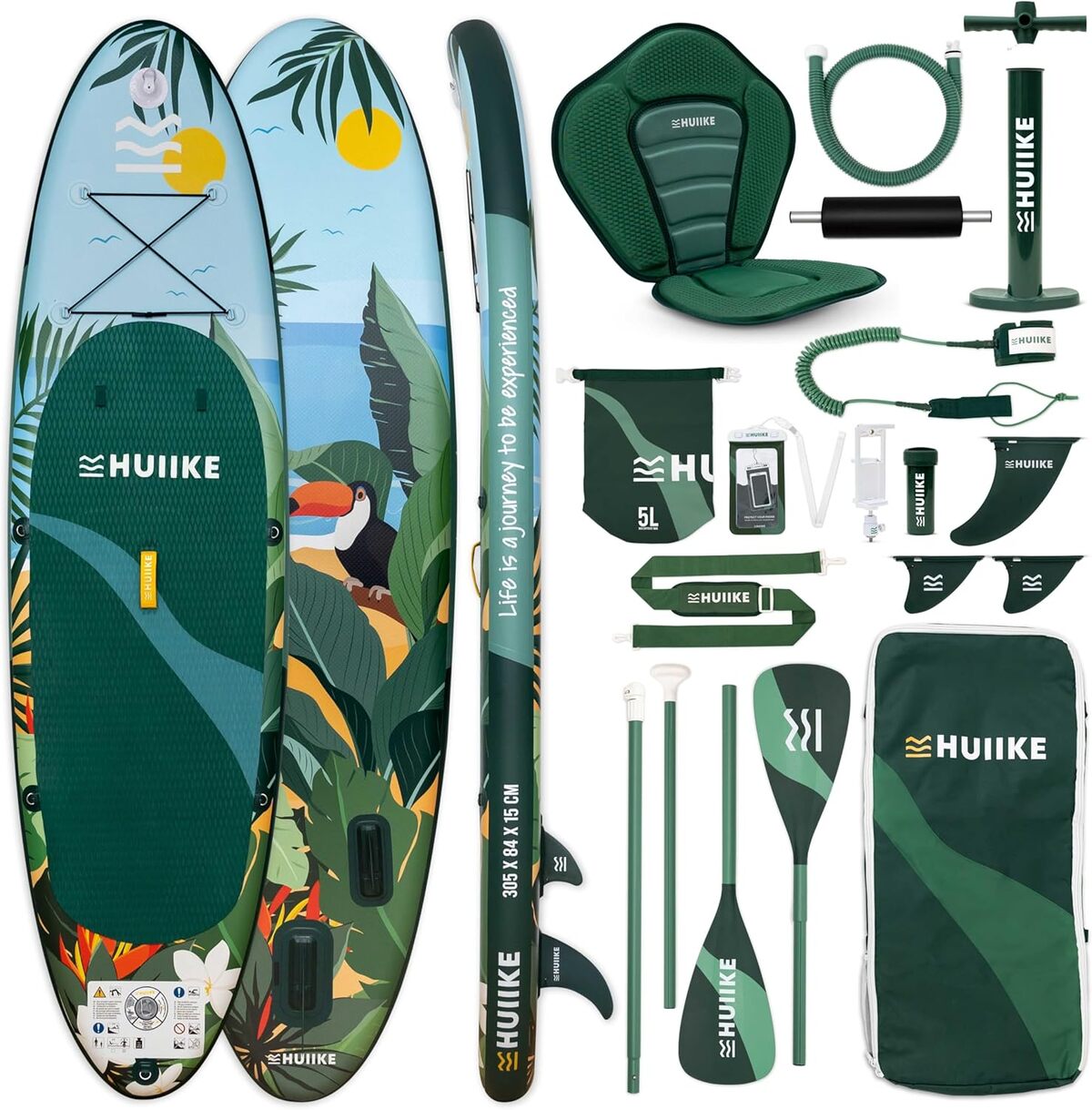 Test du paddle gonflable HUIIKE : stabilité et polyvalence en duo