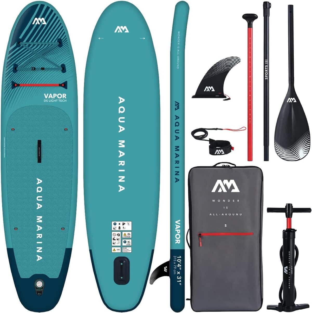 Test : planche à pagaie gonflable Aqua Marina Vapor 315 cm