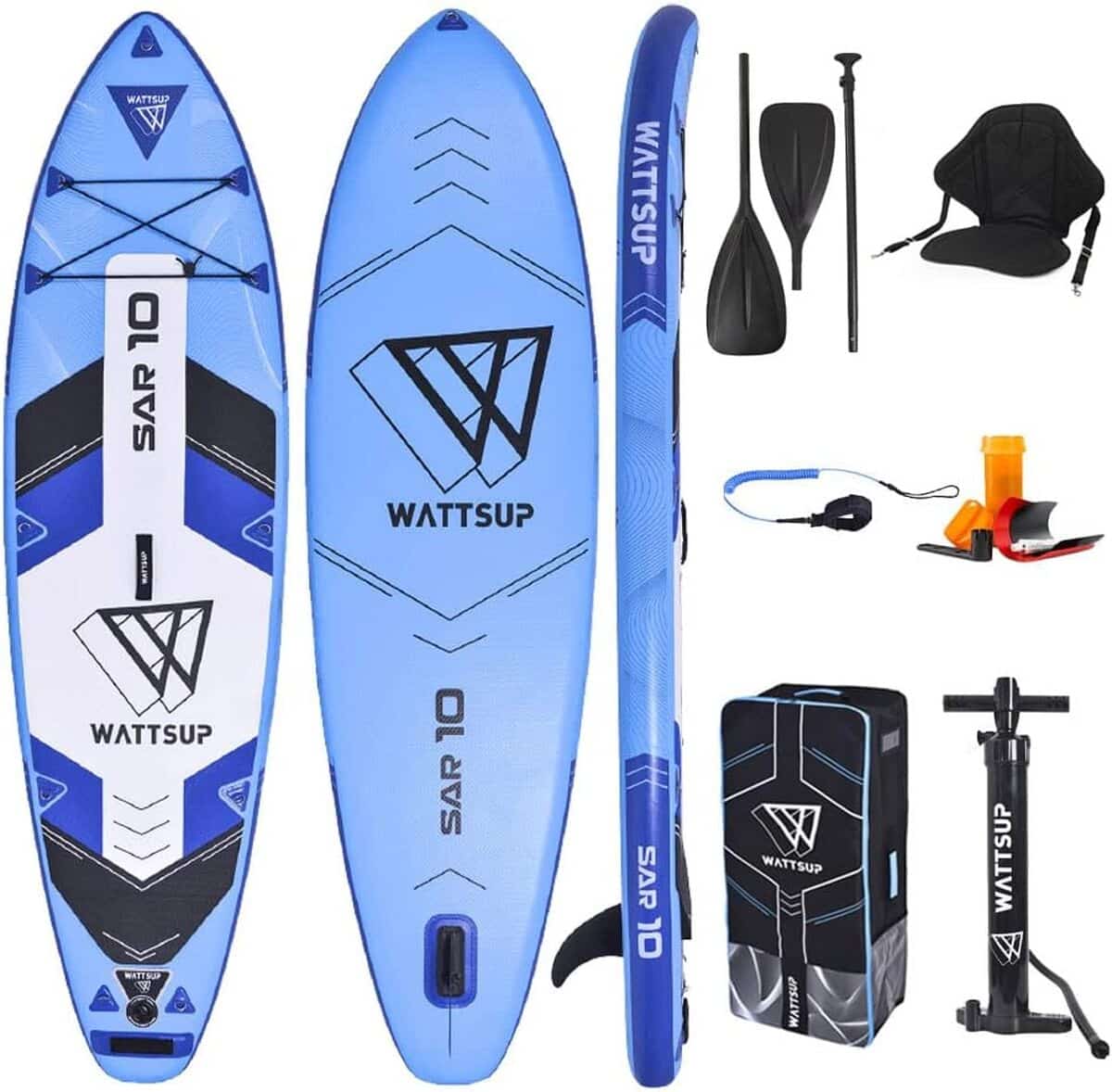 Test du stand up paddle gonflable Wattsup SAR 10 Combo