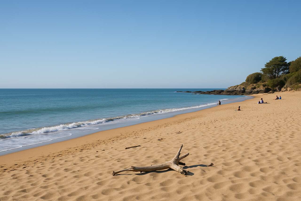 À 45 minutes de Nantes, cette plage de Loire-Atlantique est le spot parfait pour une escapade inattendue (Plage du Cormier, La Plaine-sur-Mer)