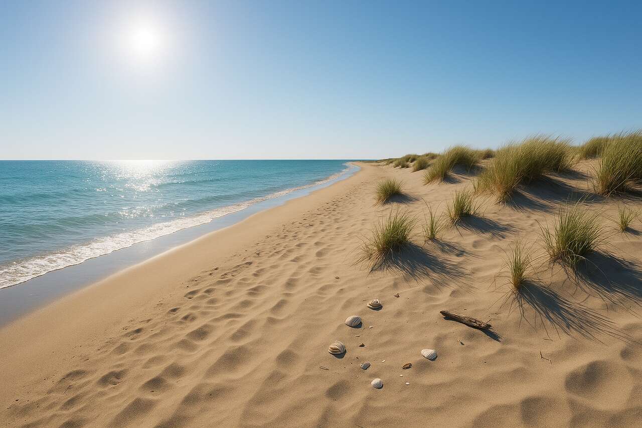 Oubliez les plages bondées de la Côte d&rsquo;Azur : Ce joyau caché du Languedoc vous offre une sérénité inégalée cet été (Plage de l&rsquo;Espiguette)
