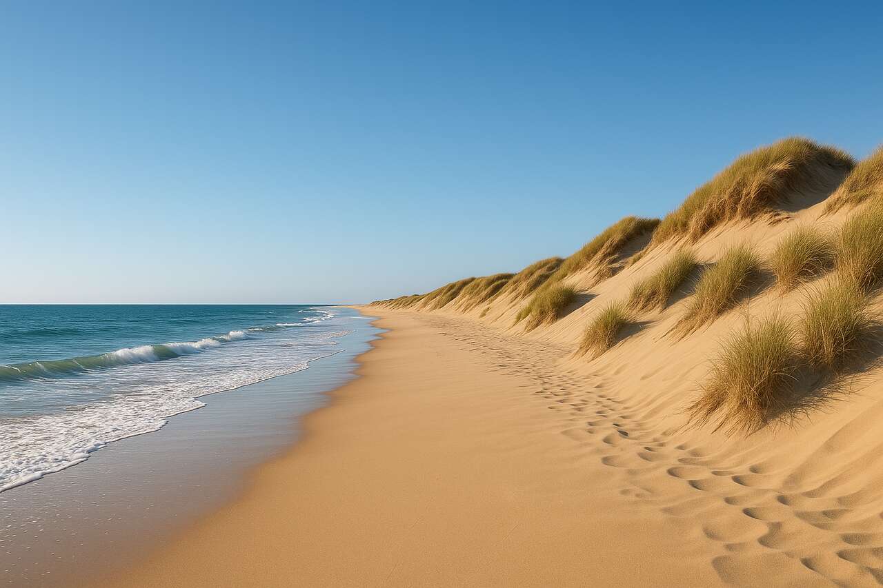 La Charente-Maritime cache cette plage aux dunes majestueuses, un spectacle naturel à couper le souffle (Plage de la Côte Sauvage)