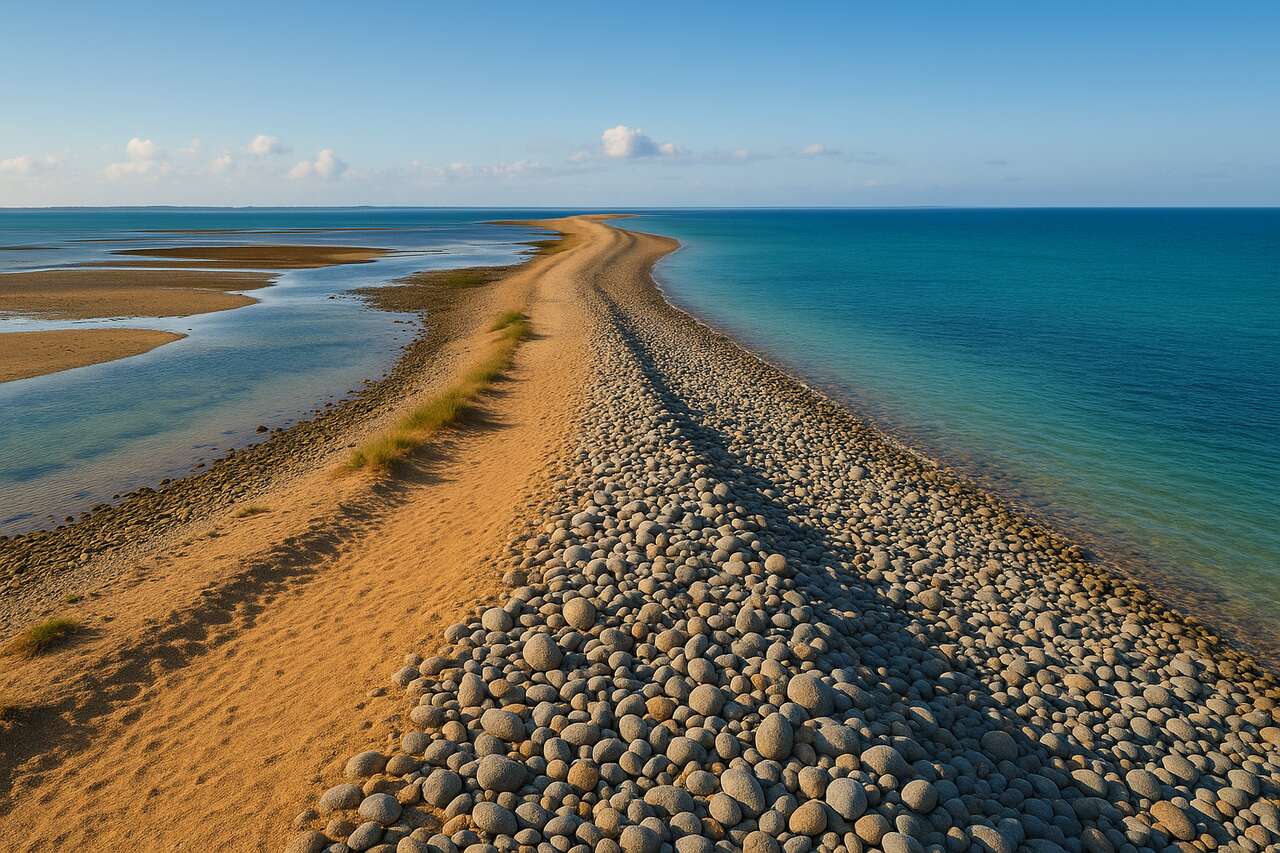 Ce petit paradis des Côtes d'Armor, accessible uniquement à marée basse, est un secret bien gardé des locaux (Sillon de Talbert)