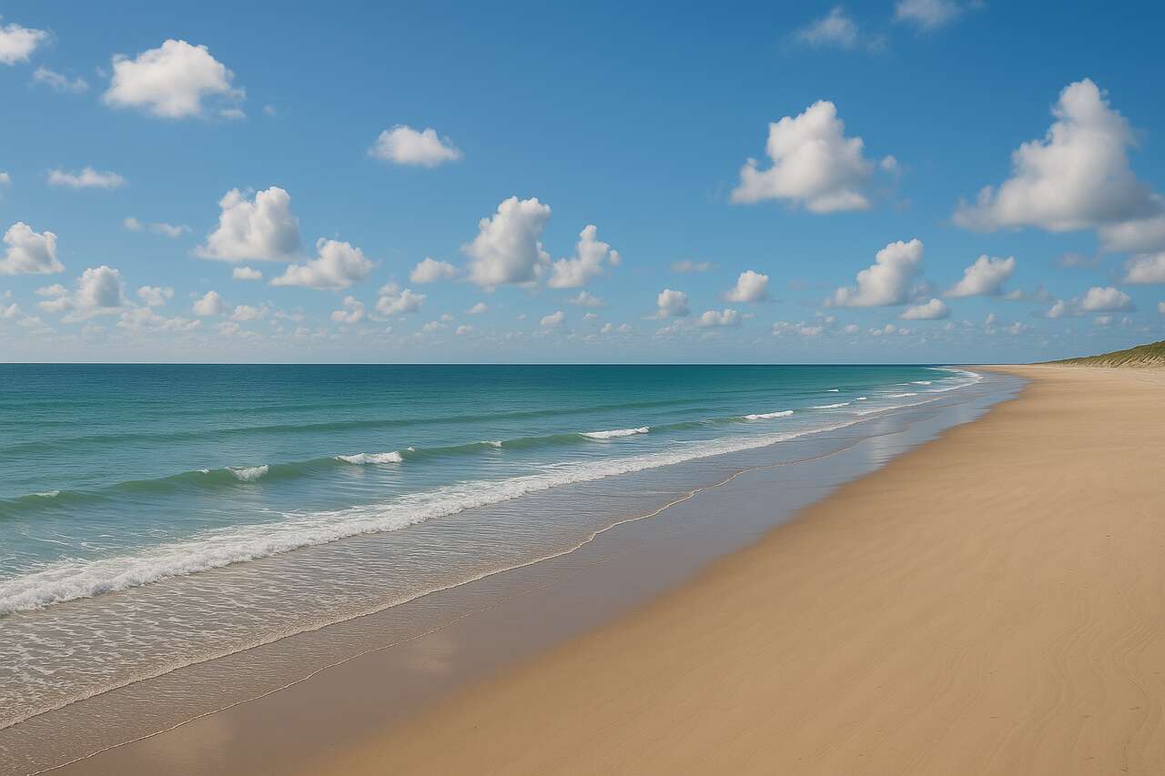 Ce trésor caché de la Côte d'Opale : une plage immense où l'on respire un air pur et vivifiant (Plage de Hardelot)
