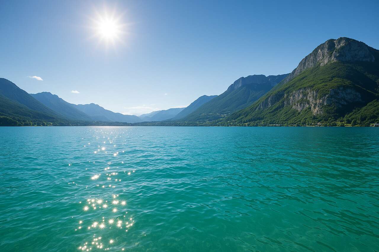 Le « Petit Nice » des Alpes : Ce lac de montagne offre des plages incroyables pour fuir la canicule 