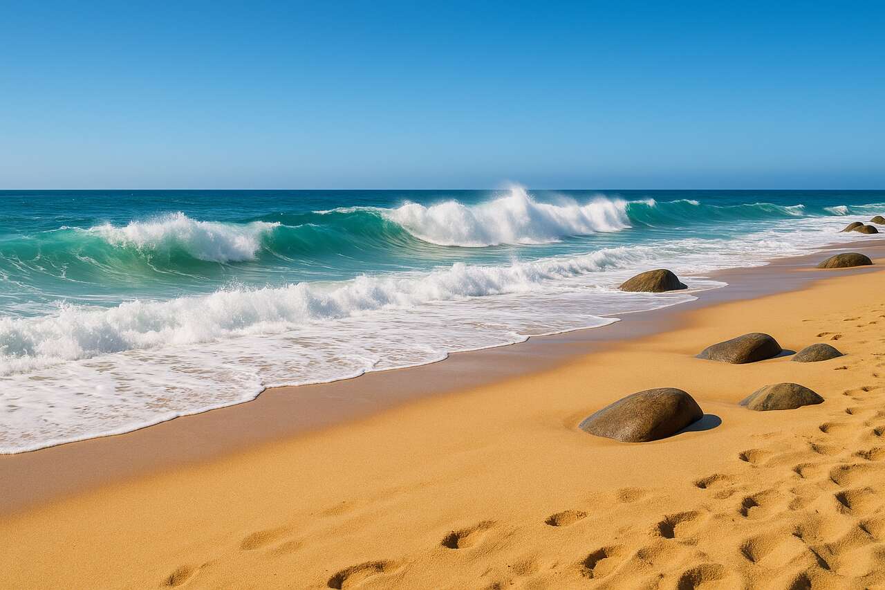 Ce trésor des Pyrénées-Atlantiques : une plage secrète où l’océan et la montagne se rencontrent harmonieusement 