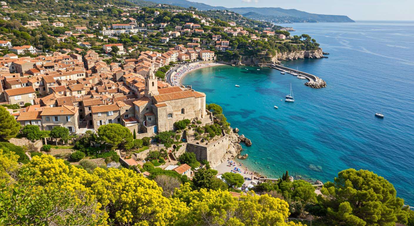 Ce village fortifié du Var vous offre des vues spectaculaires et un accès à des criques discrètes. (Bormes-les-Mimosas)