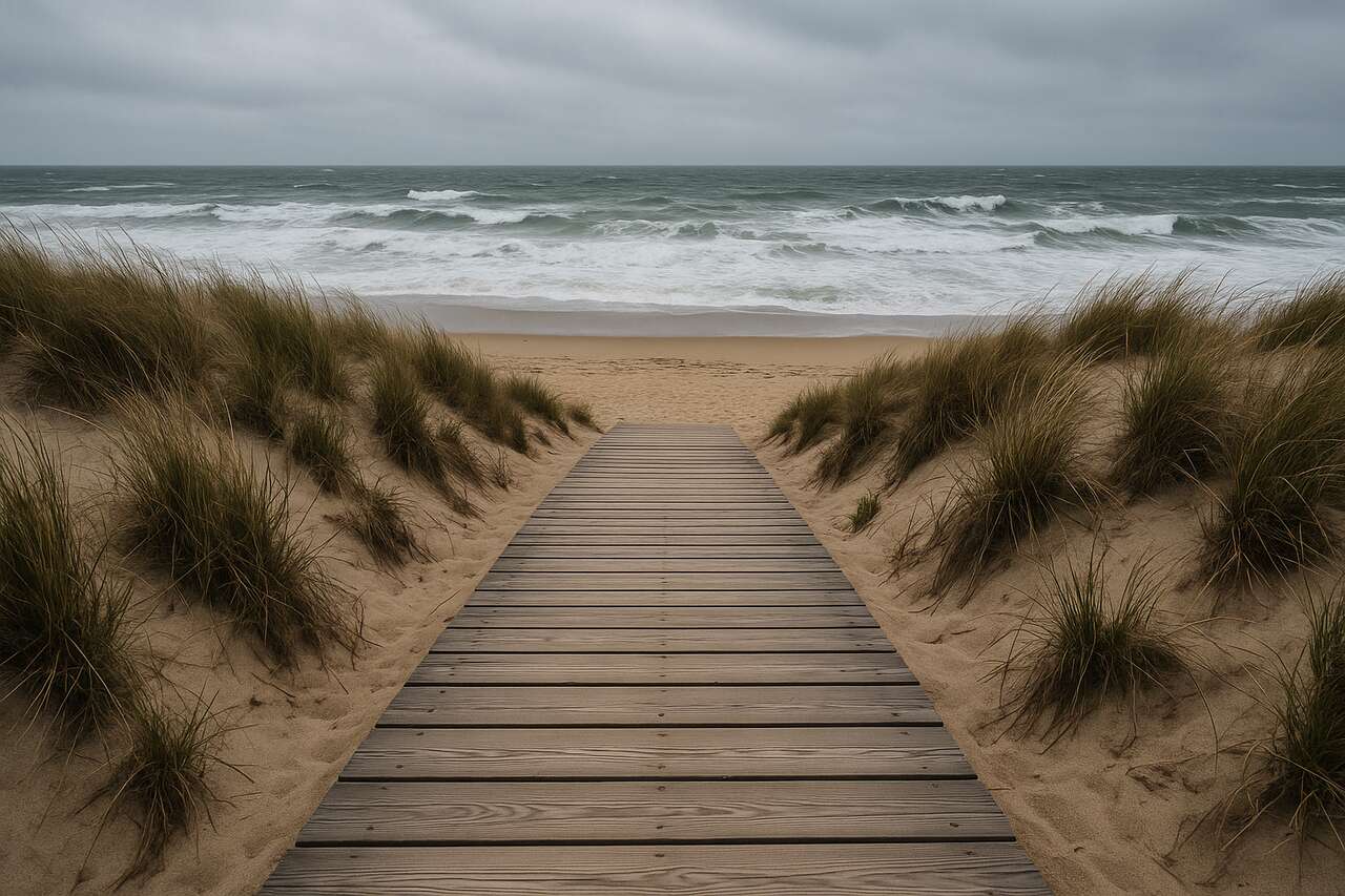 La Charente-Maritime cache cette plage aux dunes majestueuses, un spectacle naturel à couper le souffle 