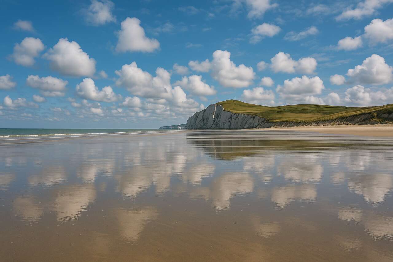 Pourquoi les locaux préfèrent cette plage du Pas-de-Calais pour un bol d&rsquo;air frais et une vue imprenable 