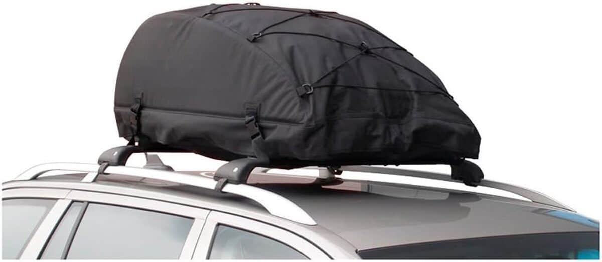 Test du coffre de toit pliable AUTO-STYLE 320L noir