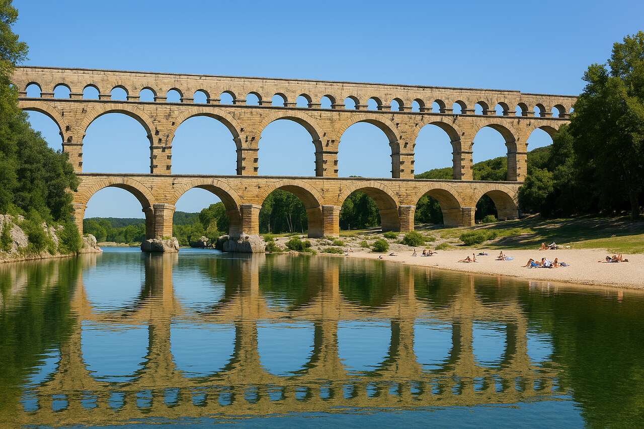 Ce coin du Gard, avec ses plages de rivière insoupçonnées, vous promet un été unique et dépaysantÂ