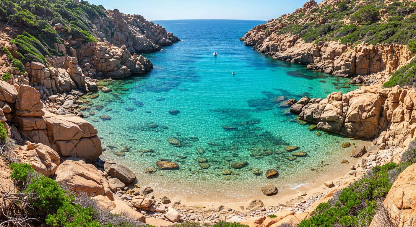 Le secret de cette crique en Corse ? Une source d'eau douce qui se jette directement dans la mer (Anse de Ficajola)