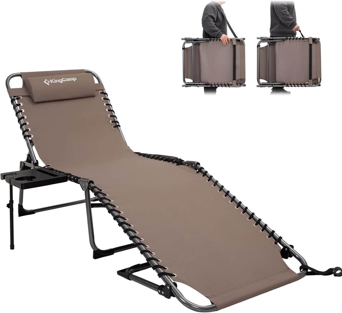 Test du bain de soleil XL KingCamp : confort et praticité