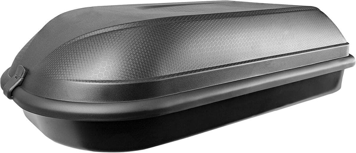 Test du coffre de toit Diamond 340 : grande contenance en noir
