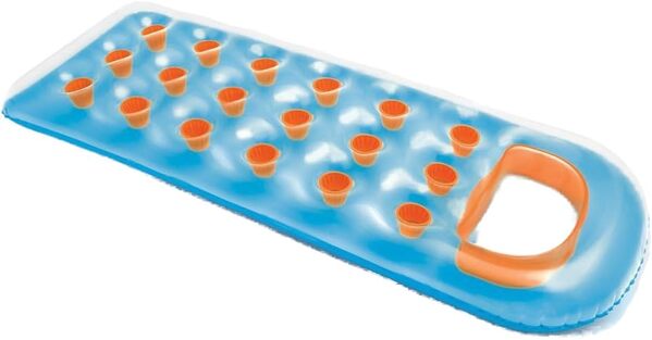 Intex Lot de 2 chaises longues flottantes 18 poches 59895EP