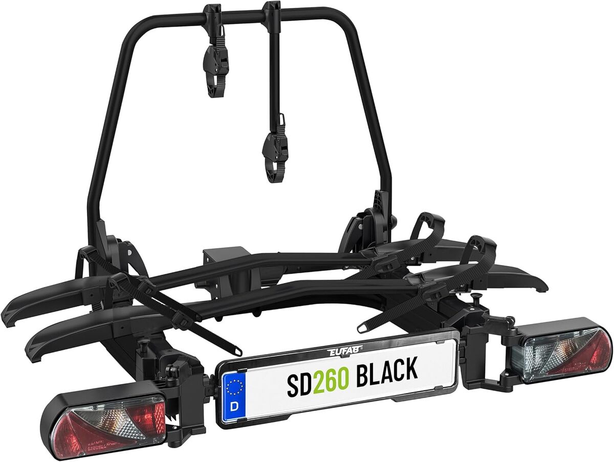 Test du porte-vélos plateforme Sd260 de Eufab pour portes battantes