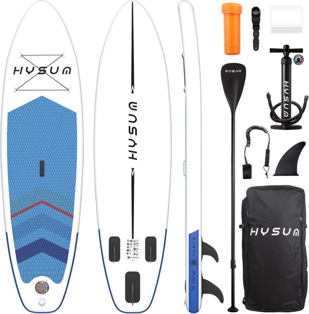 Test du stand up paddle Hysum (bleu)