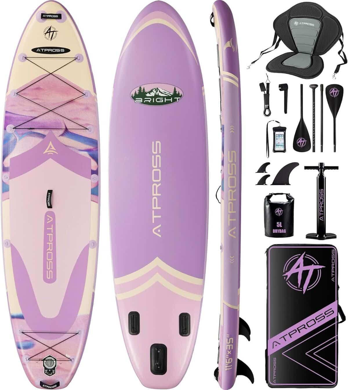 Test : planche de paddle gonflable adulte 450 kg stable et antidérapante