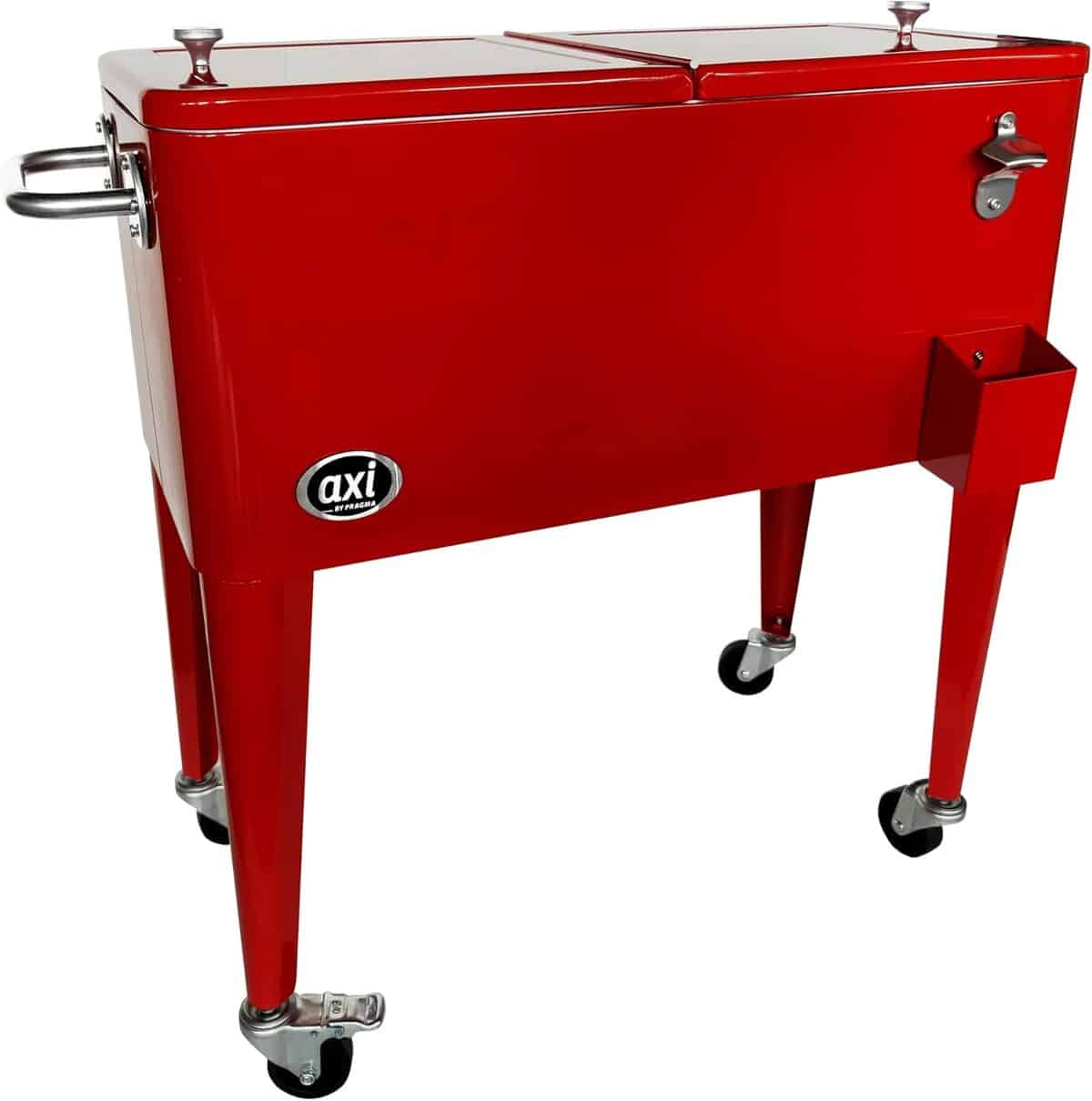 Test : réfrigérateur mobile AXI Retro Cooler 76L rouge pour l'extérieur