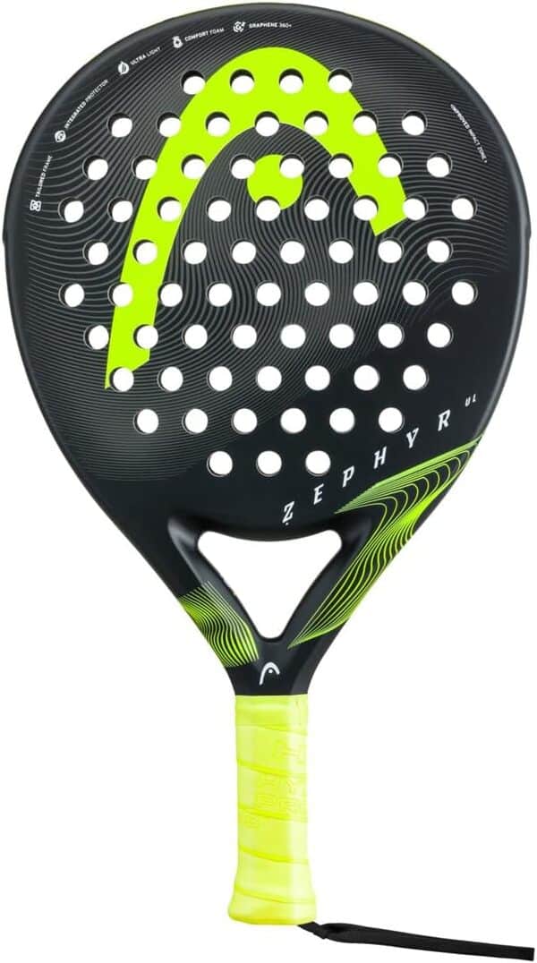 HEAD Graphene 360 Zephyr Série de Raquettes de Padel/Pop Tennis (Zephyr, Pro, UL)