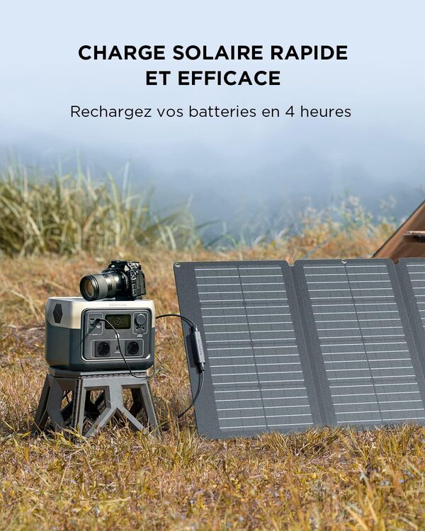 ECOFLOW Station électrique portable RIVER 2 MAX avec Panneau solaire portable de 160W,sortie 1000 W, Seuls Quelques Petits défauts dans l'emballage, Le Produit n'a Pas été utilisé(Reconditionné)