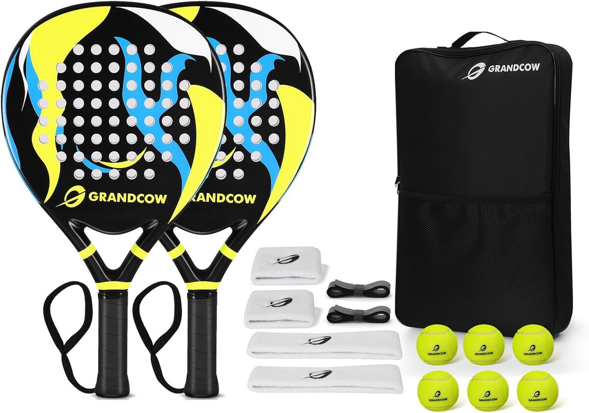 Test de la raquette de padel débutant avec accessoires complets