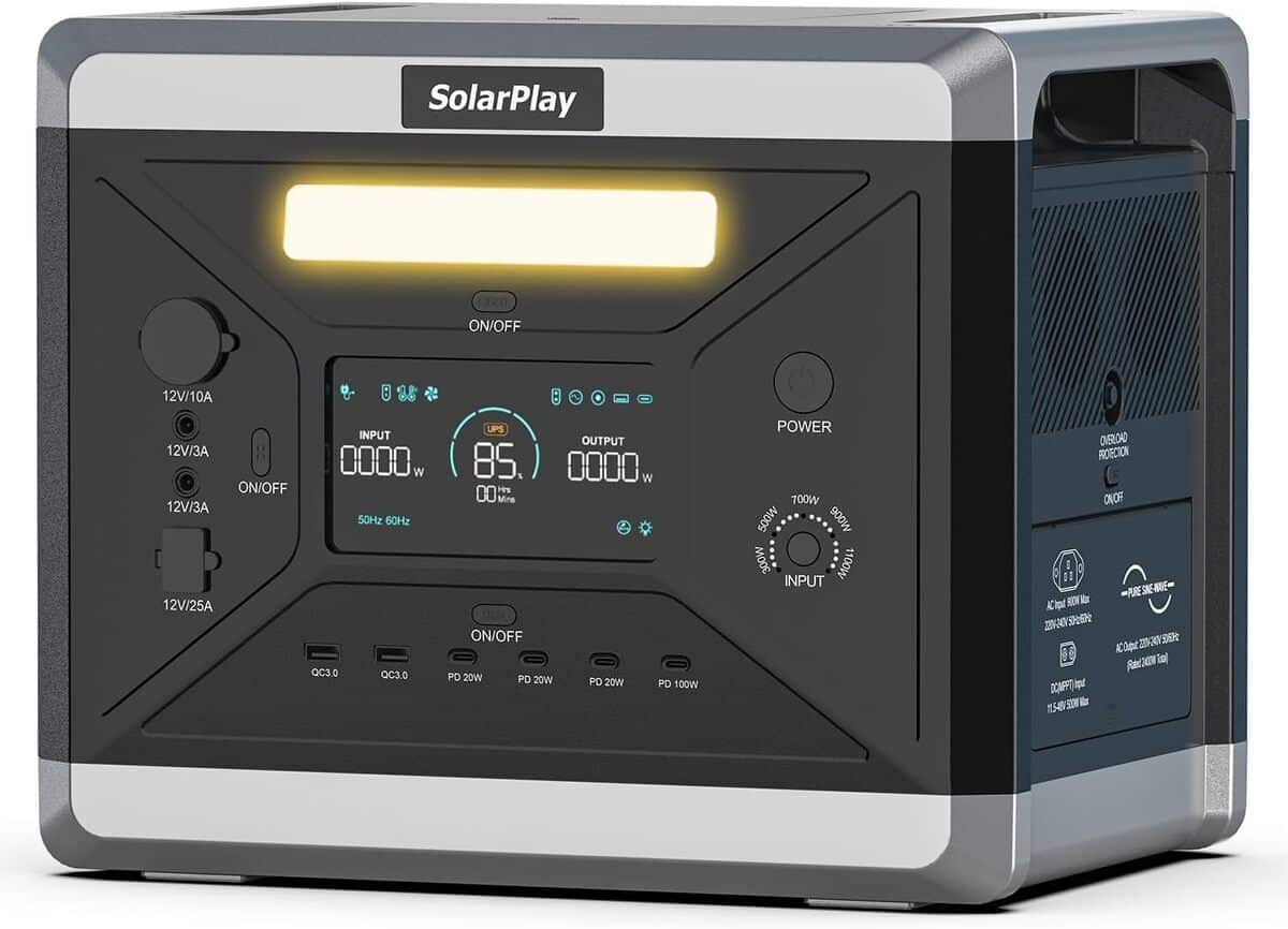 Test de la station électrique portable SolarPlay Q2501 : performance solaire garantie