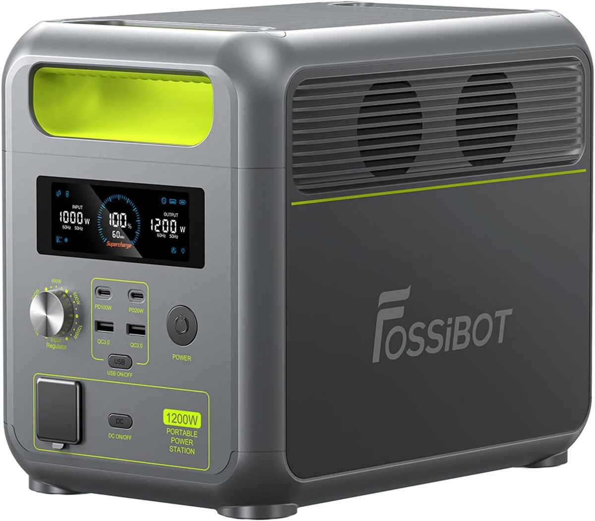 Test du générateur électrique FOSSiBOT F1200 : puissance portative 1200W