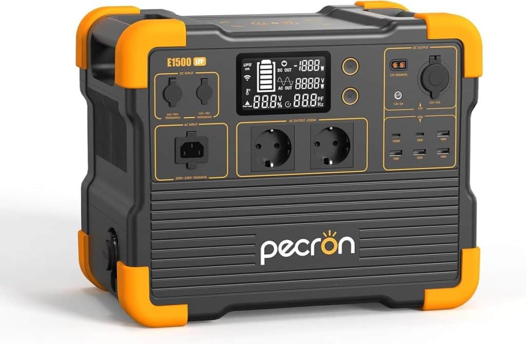 Test du générateur solaire portable Pecron E1500LFP 2200W