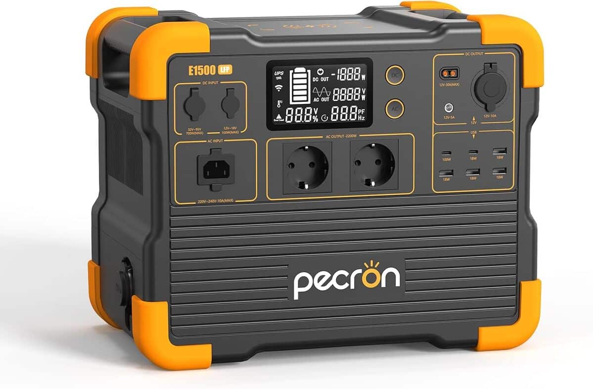 Test du générateur solaire portable Pecron E1500LFP 2200W