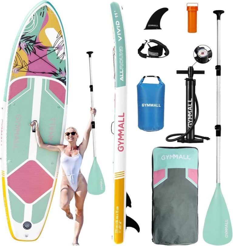 Un Paddle Test du paddle gonflable adulte Gymmall : stabilité et performance