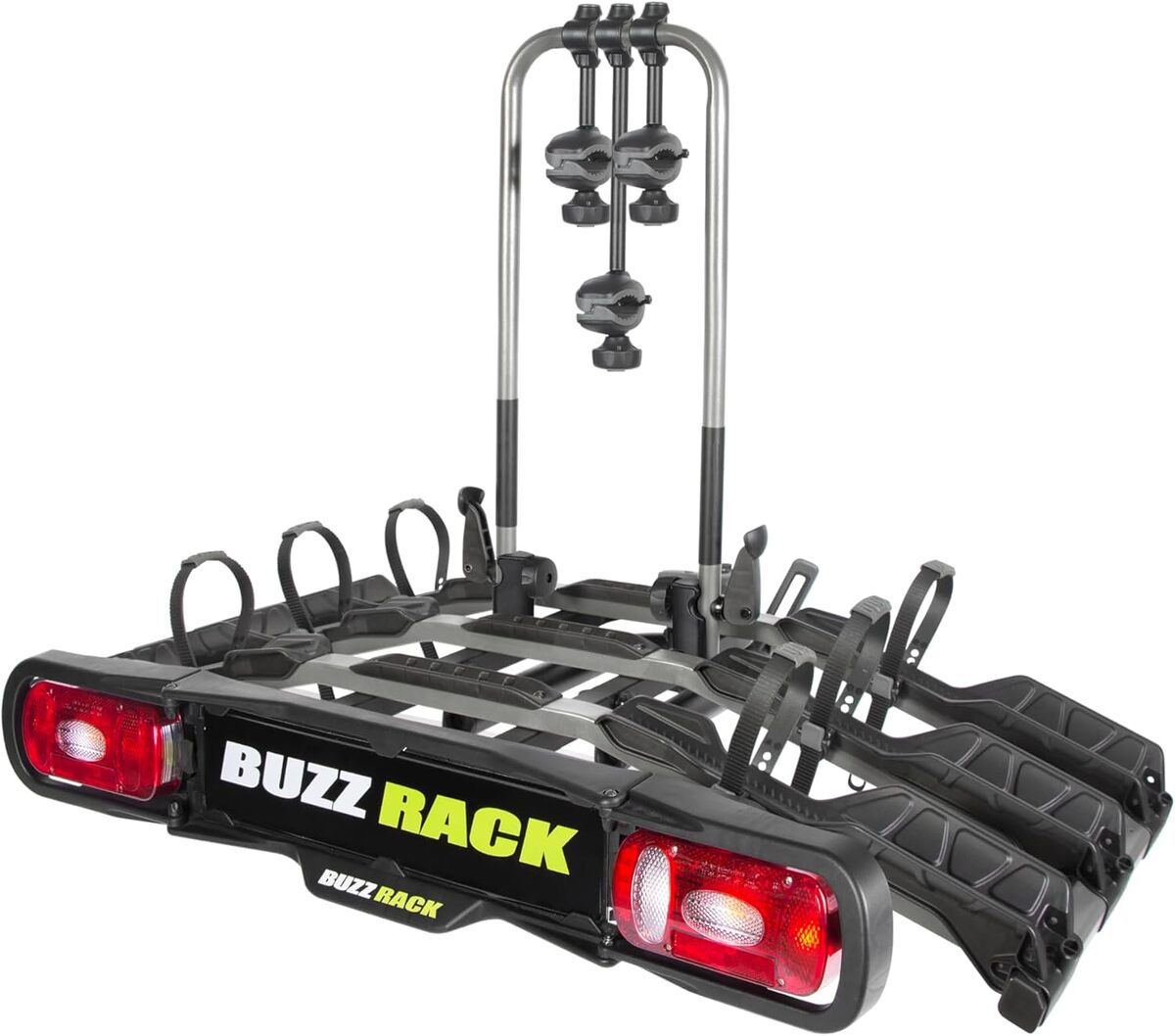 Test du porte-vélos Buzzrack E-Hornet 3 : plateforme pour 3 vélos électriques