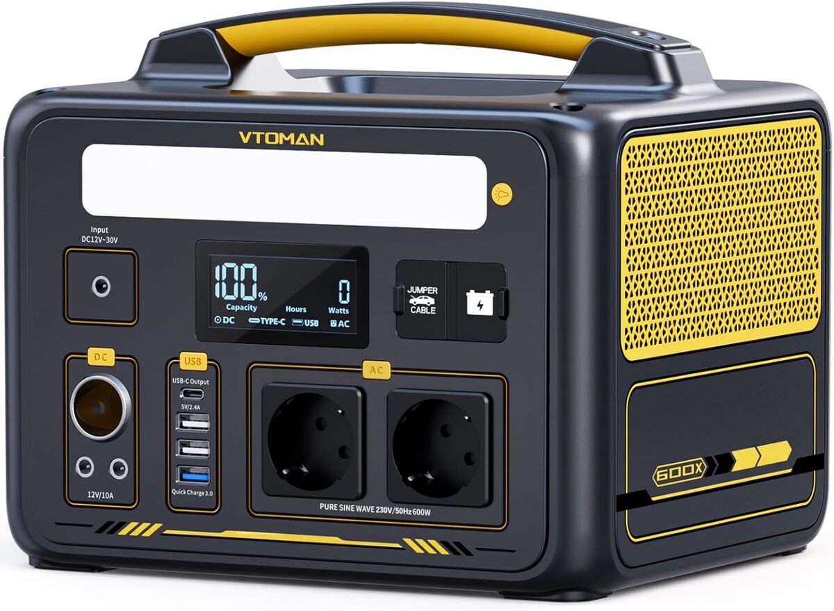 Test du VTOMAN Jump 600X : station électrique portable 600W