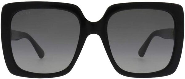 Gucci Femme, SUNGLASSES, Black Grey Shaded, 54 20 140