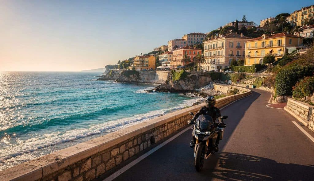 Découvrir Nice Côte d'Azur à moto : itinéraires et conseils