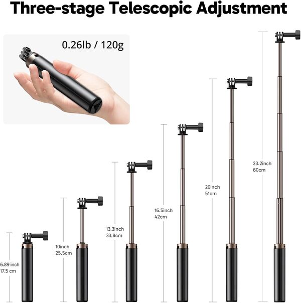 AKASO V50 X Caméra Sport Kit de Perche à Selfie- Comprend 20MP Camera Sport 4K Etanche 30FPS avec Trépied Selfie Stick de 60CM pour Action Camera Sportive, Sac de Rangement, 2 Batteries et Plus