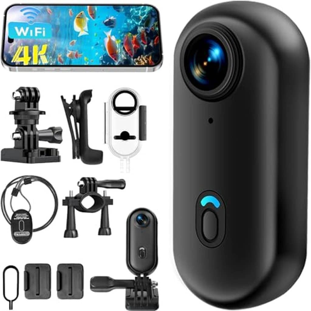 Évaluation de la caméra sport 4K étanche pudet luo mini : performance et fiabilité