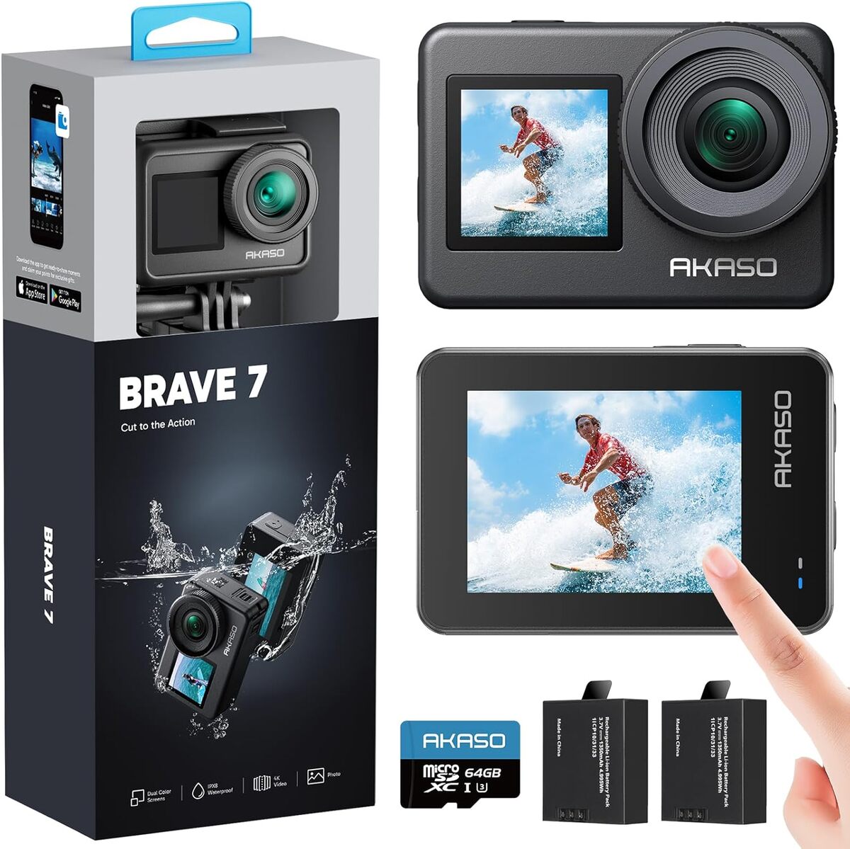 Test AKASO Brave 7 caméra sport 4K : étanchéité et efficacité