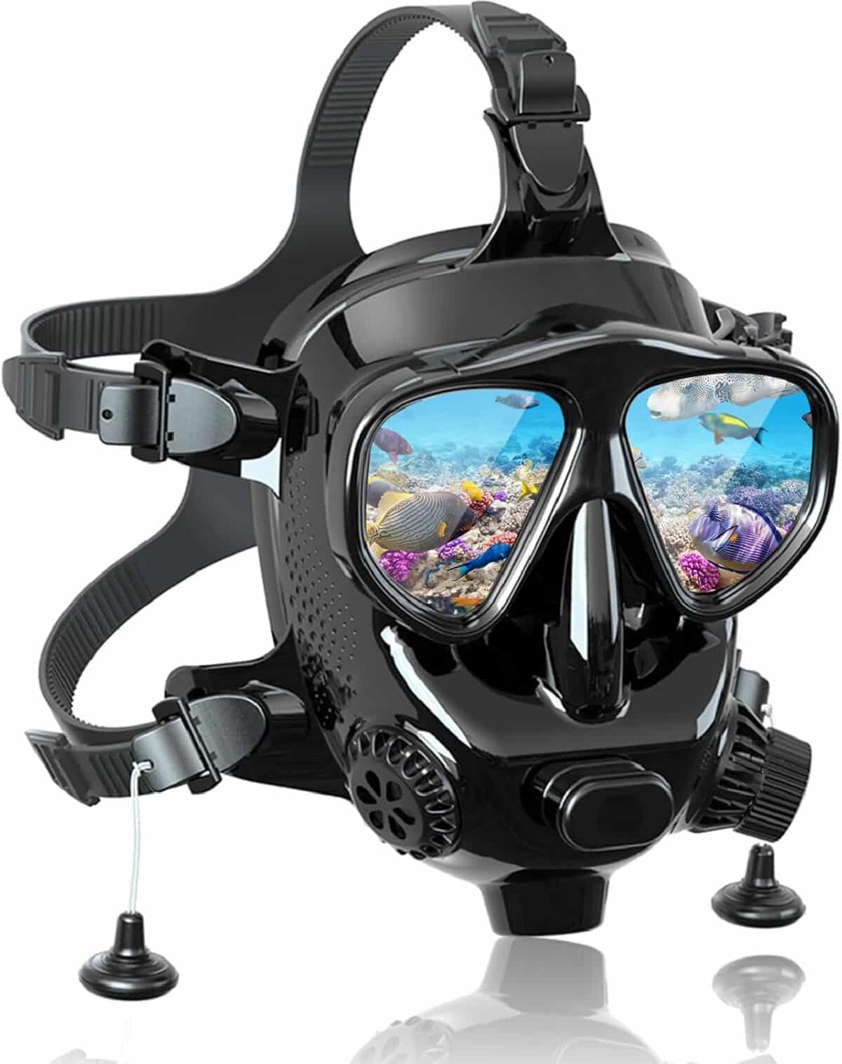 Test du masque de plongée intégral Modjuego et son support caméra