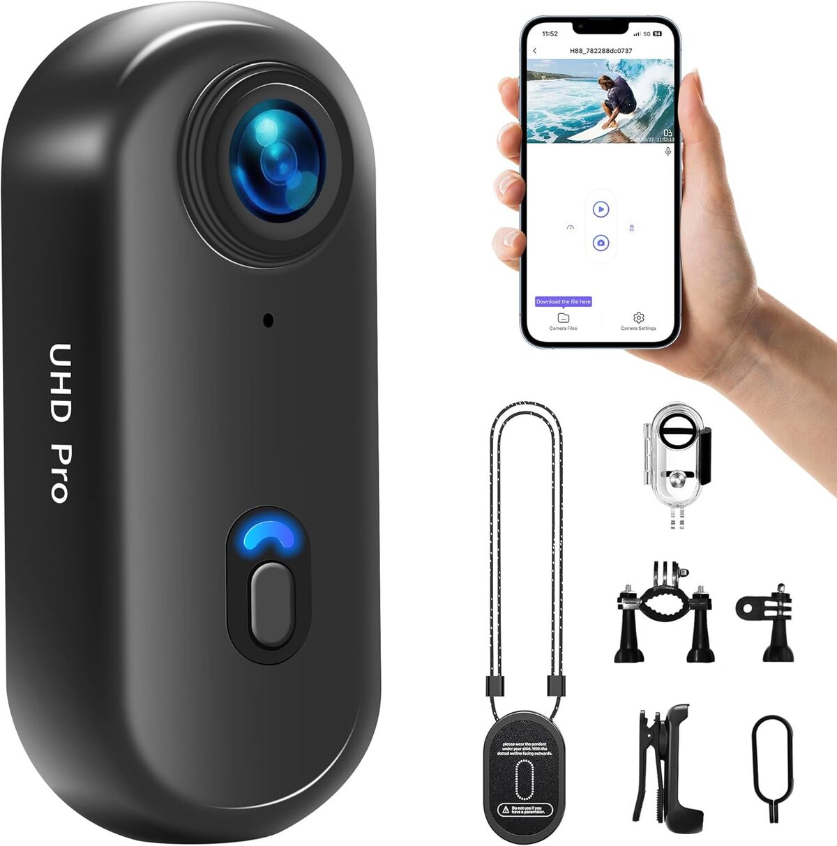 Test NinjaCam Mini : caméra sport 4K WiFi étanche et polyvalente