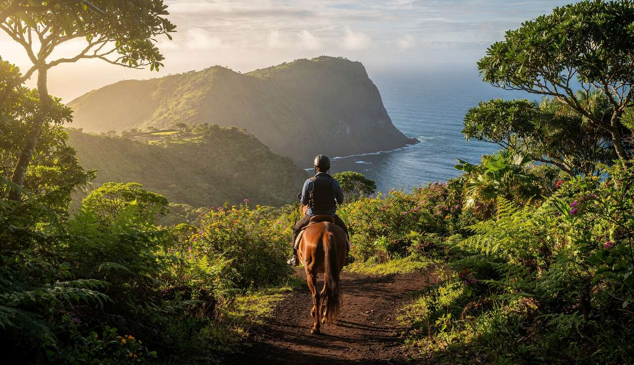 Explorer l'ouest de la réunion à cheval Explorer l'ouest de la réunion à cheval