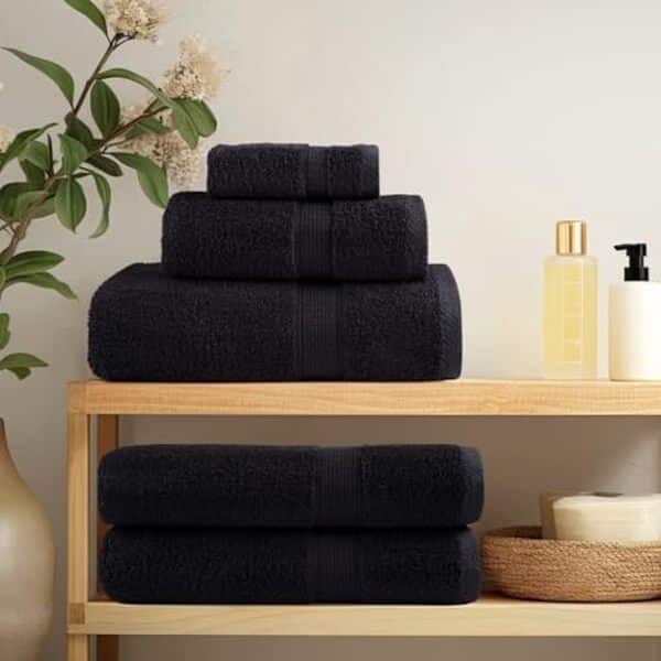 Découvrez notre test complet des serviettes vidaXL 10 pcs noires avec un grammage de 600g/m² pour un confort optimal et un style élégant dans votre salle de bain.