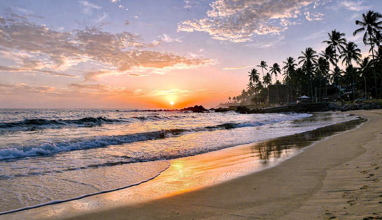 Coucher de soleil &agrave; punta sal