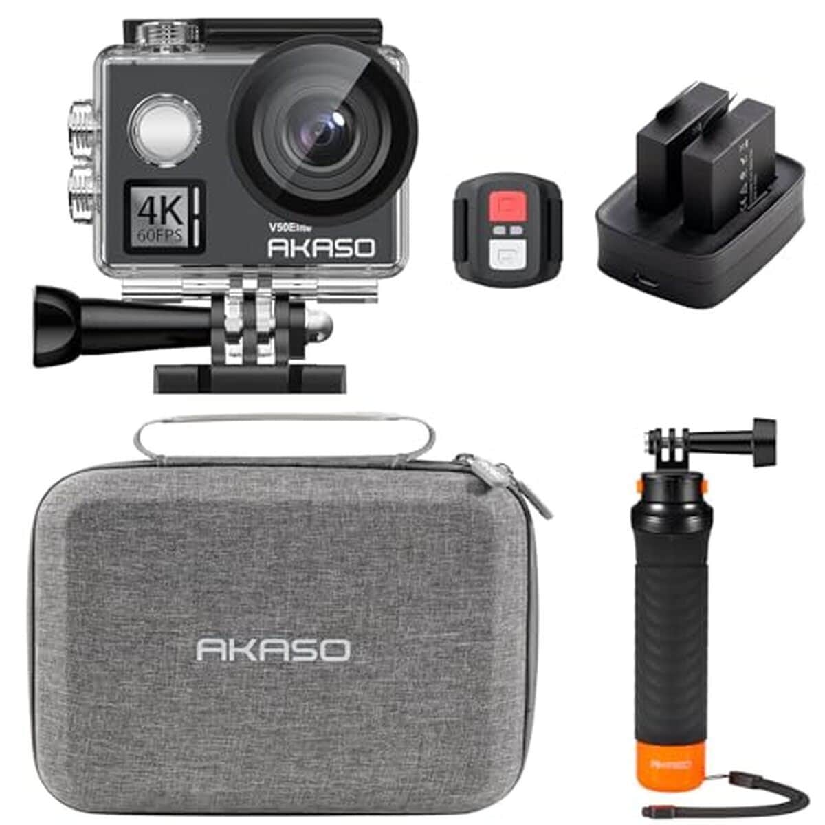 Test : caméra sport 4K 60FPS aKASO V50 Elite avec kit poignée flottante