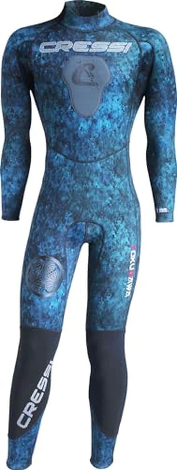 Découvrez la combinaison Lexar Cressi Tokugawa 3mm bleue camo : performance et discrétion dans l'eau garantit pour vos aventures sous-marines