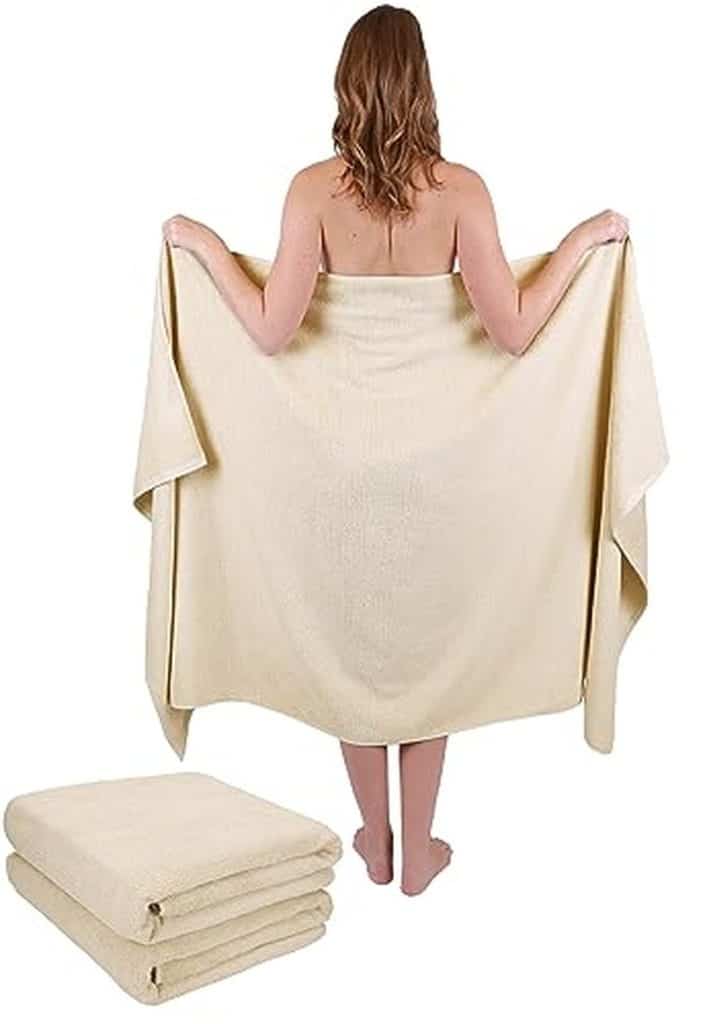 Test des draps de bain Betz Dresden 100 % coton
