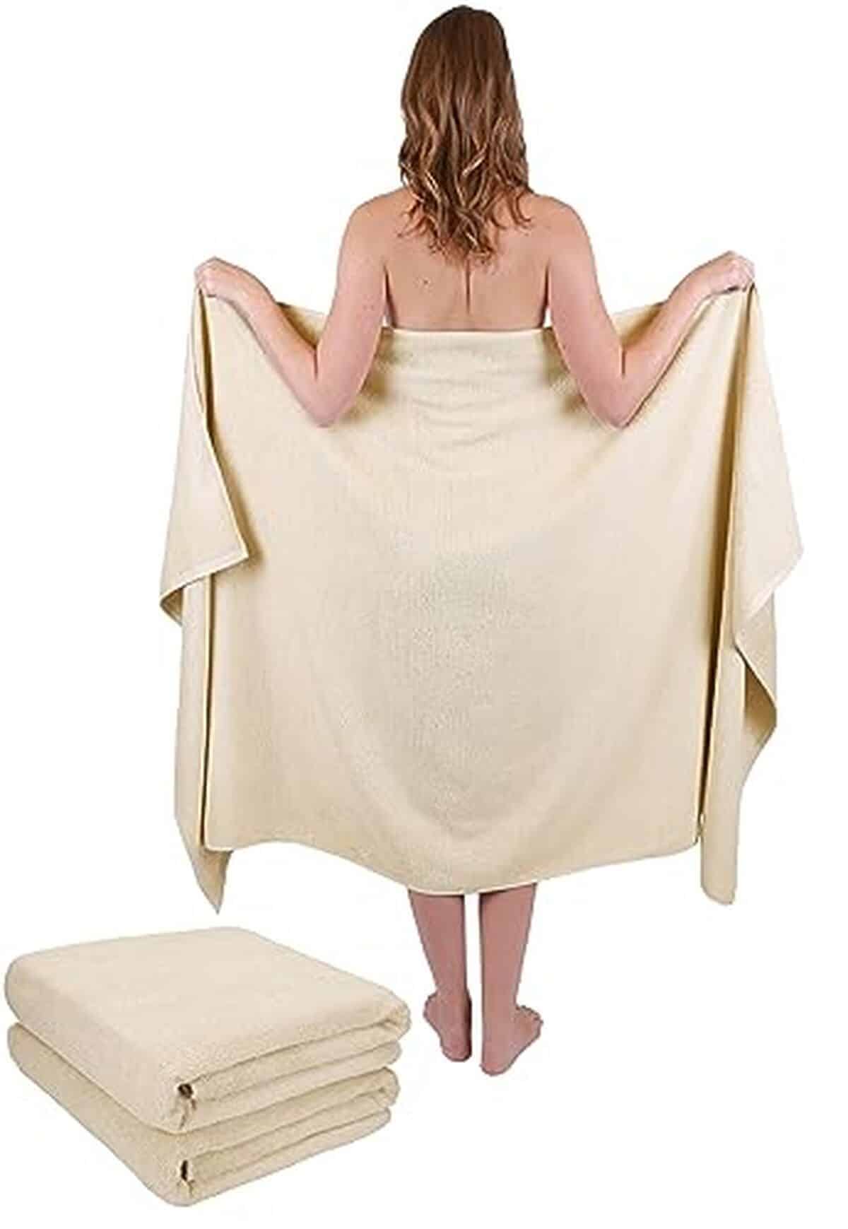 Test des draps de bain Betz Dresden 100 % coton